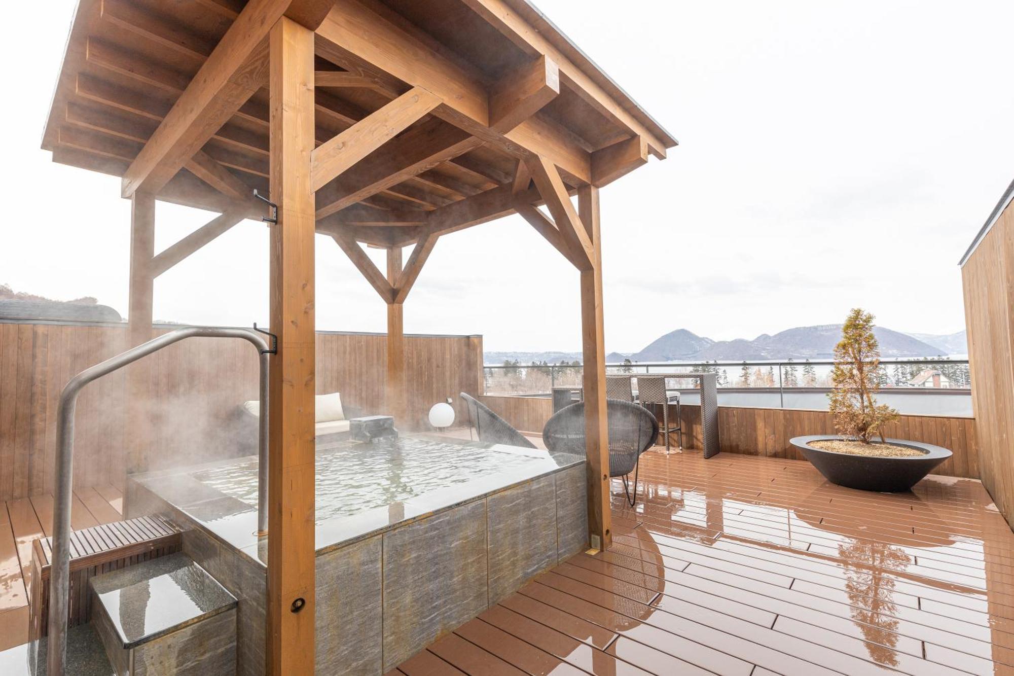 Lake Toya Tsuruga Resort Hikarinouta Тояко Экстерьер фото